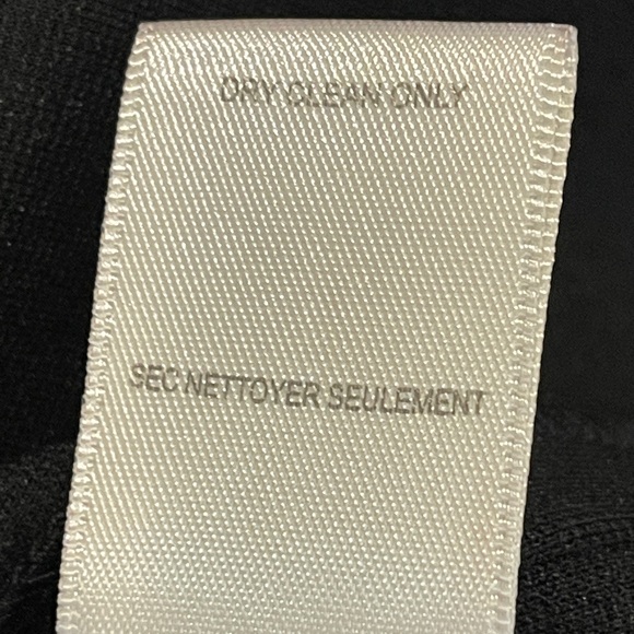 Rebecca Taylor Black Fit and Flare Lace Deep Neckline Dress - Picture 10 of 10